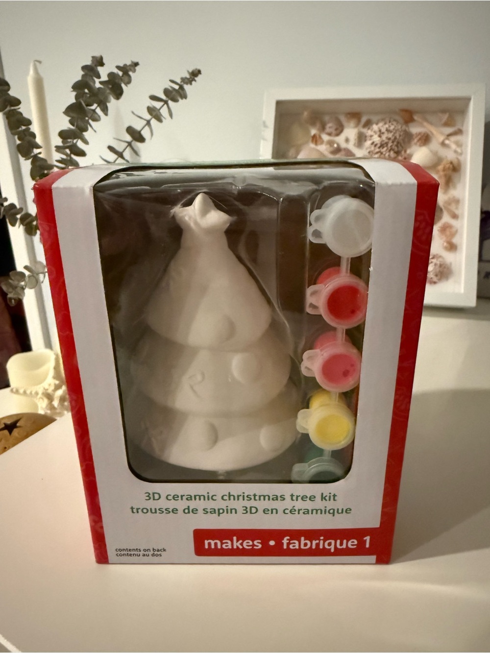 3D Ceramic Christmas Tree Kit – White (Unbranded)
